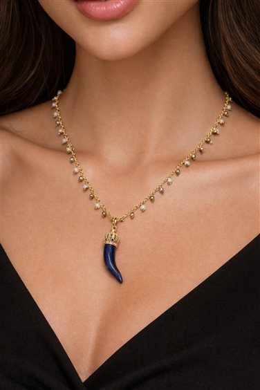 Collier Cianfrone Gioielli Femme in  Alliage Métallique LARA01-BLU - LARA01-BLU
